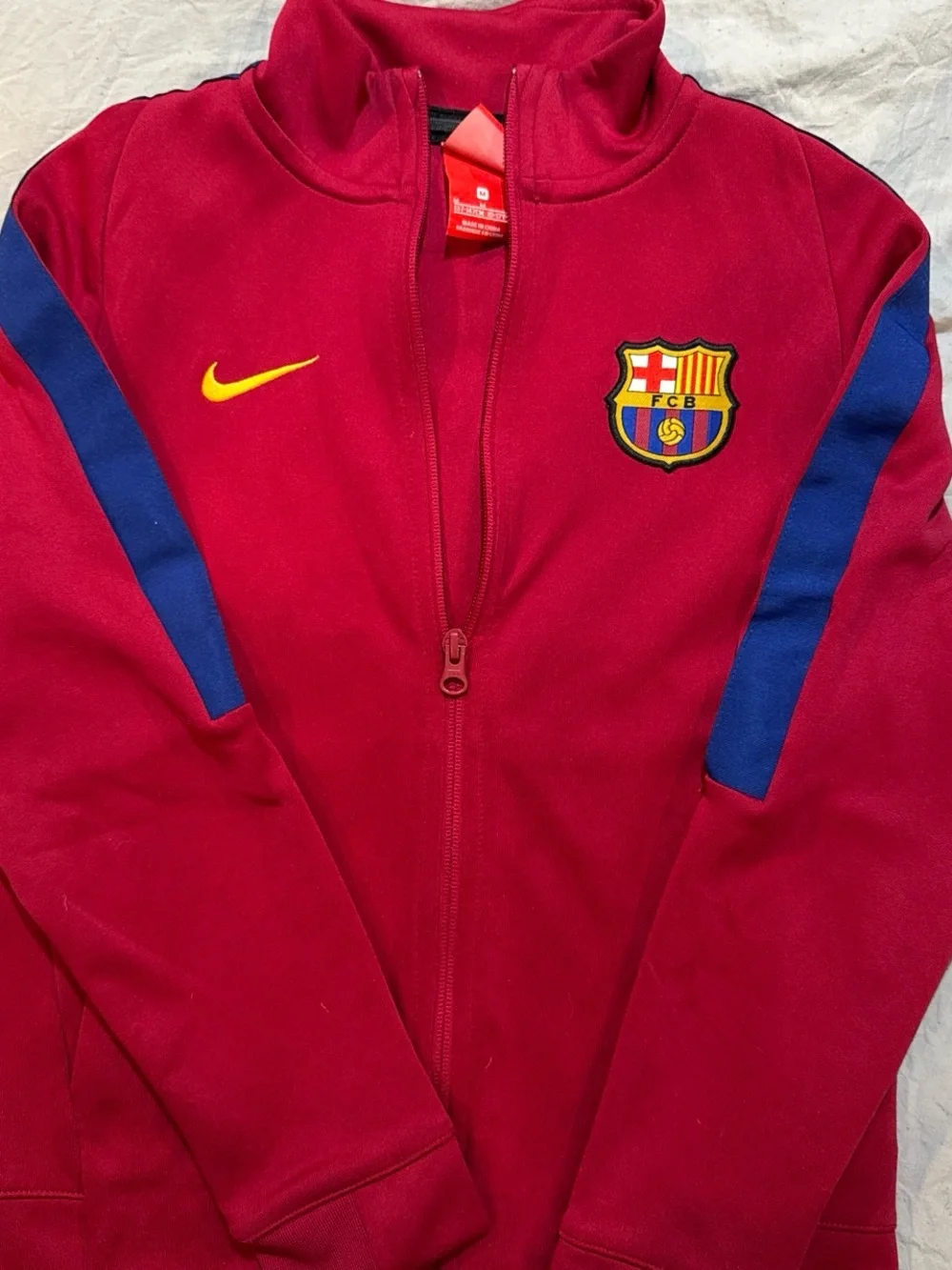 Nike Red Barcelona Hoodie Boys size M